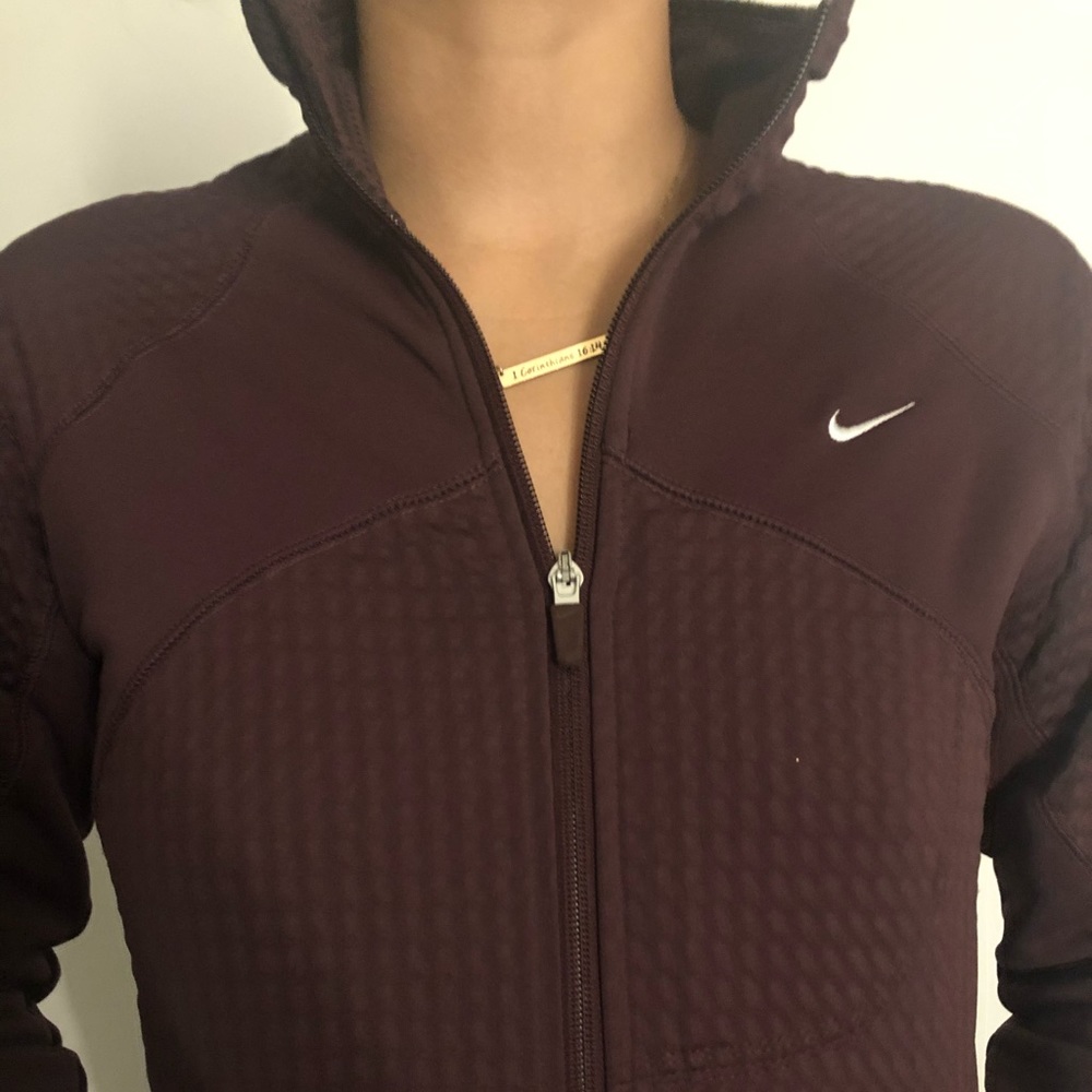 Nike Athletic Jacket Maroon